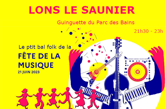 On folke à la fête de la musique de Lons le Saunier